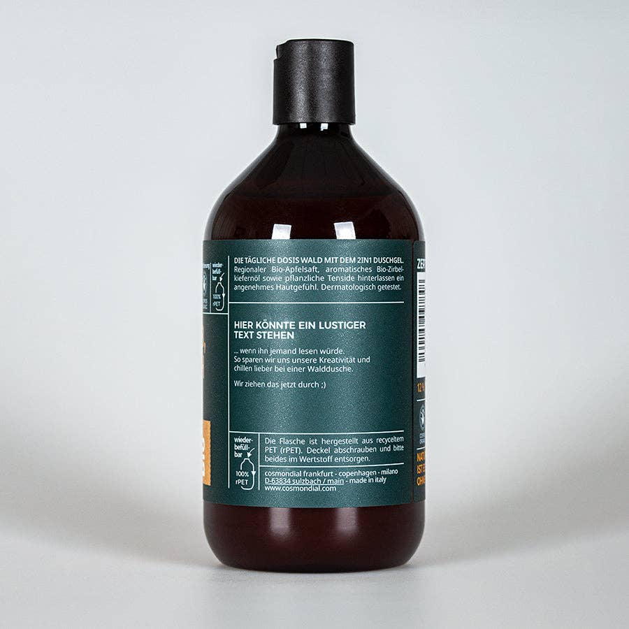 Frisch angekommen – Kulturbeutel & Bio - Duschgel Set - MANVA - Geschenke für Männer mit Stil & Lebenserfahrung