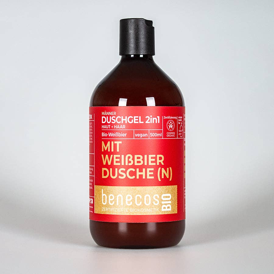 Frisch angekommen – Kulturbeutel & Bio - Duschgel Set - MANVA - Geschenke für Männer mit Stil & Lebenserfahrung