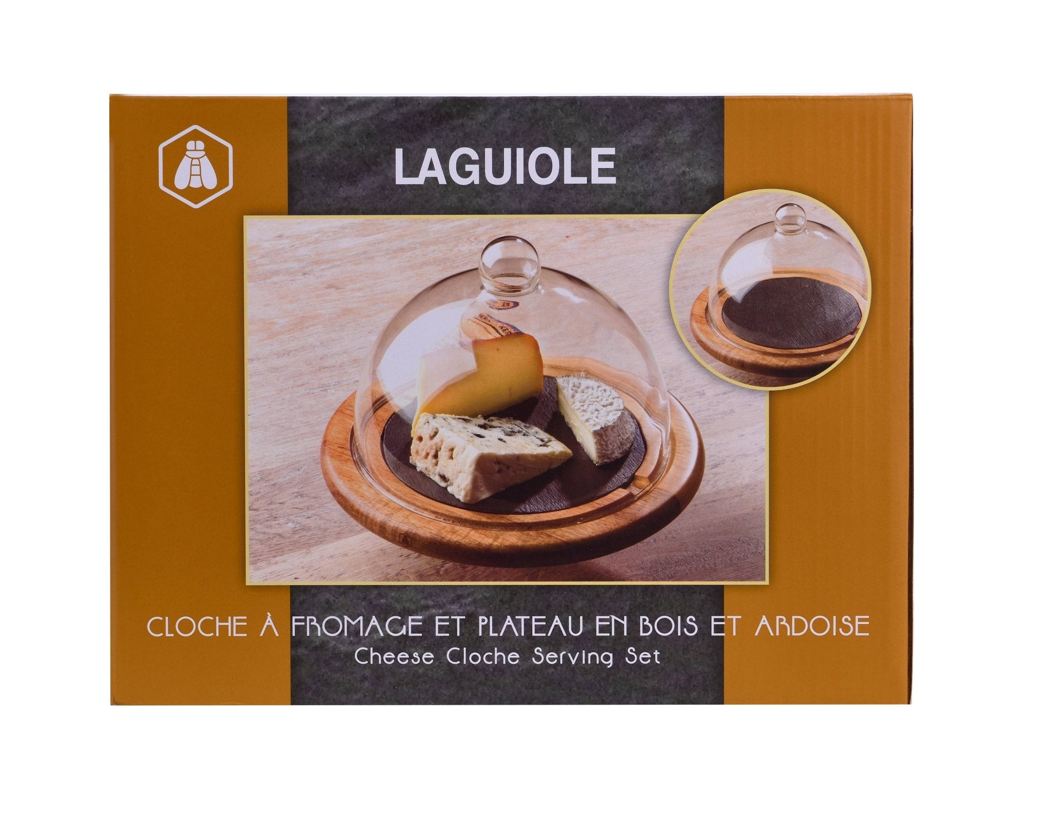 Käseglocke Glas &amp; Schiefer - MANVA - Geschenke für Männer mit Stil & Lebenserfahrung