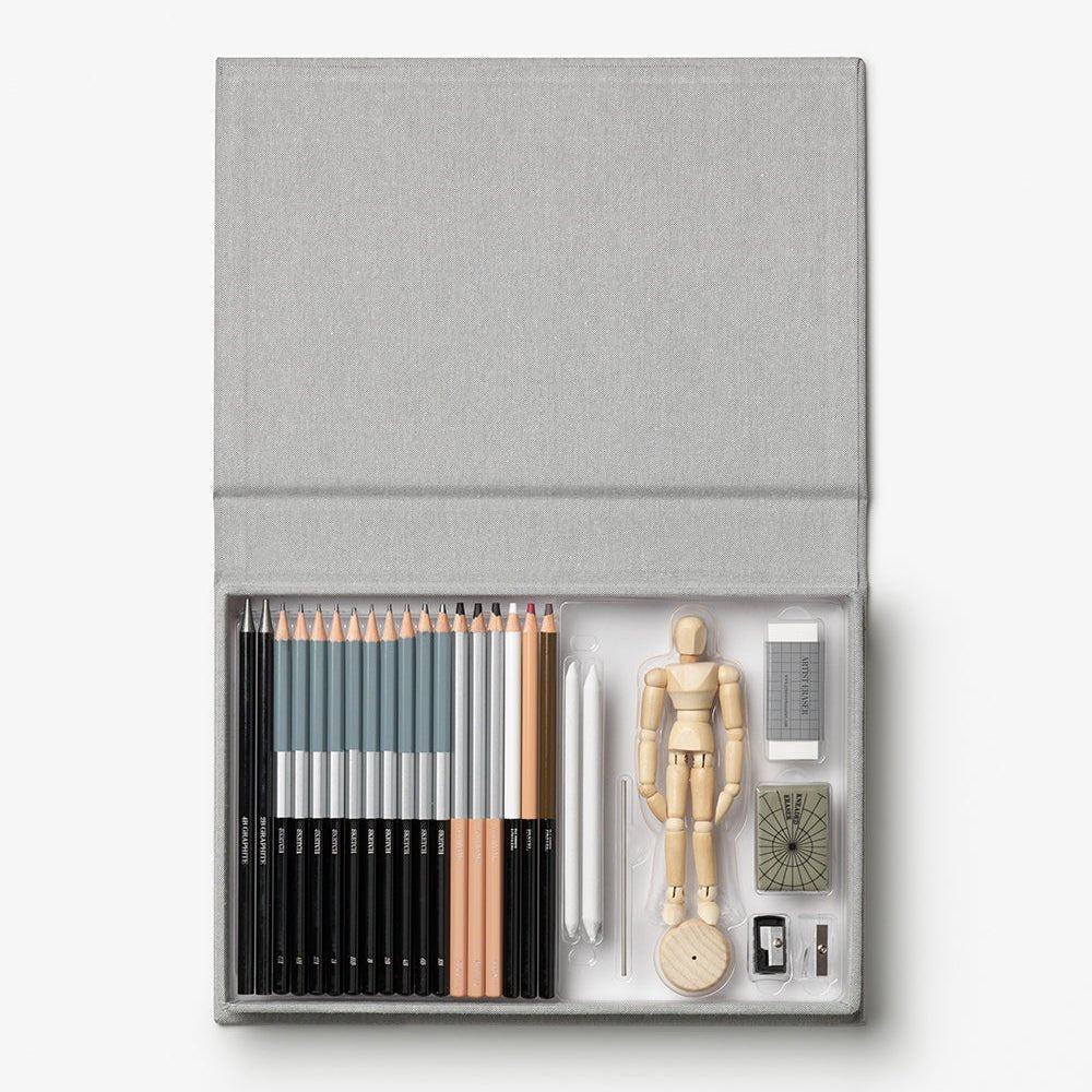 Sketch Box Zeichner - Set - MANVA - Geschenke für Männer mit Stil & Lebenserfahrung