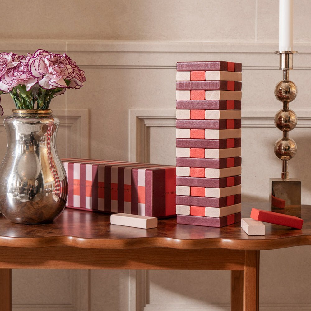 Tumbling Towers Holzspiel - MANVA - Geschenke für Männer mit Stil & Lebenserfahrung